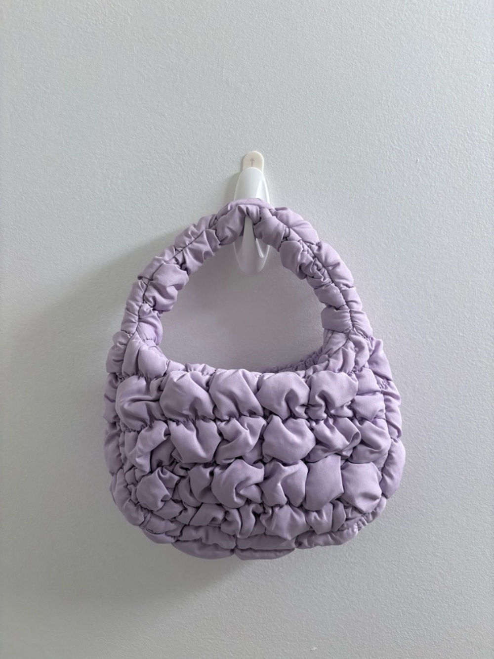 COS Quilted Lilac Mini Shoulder Bag